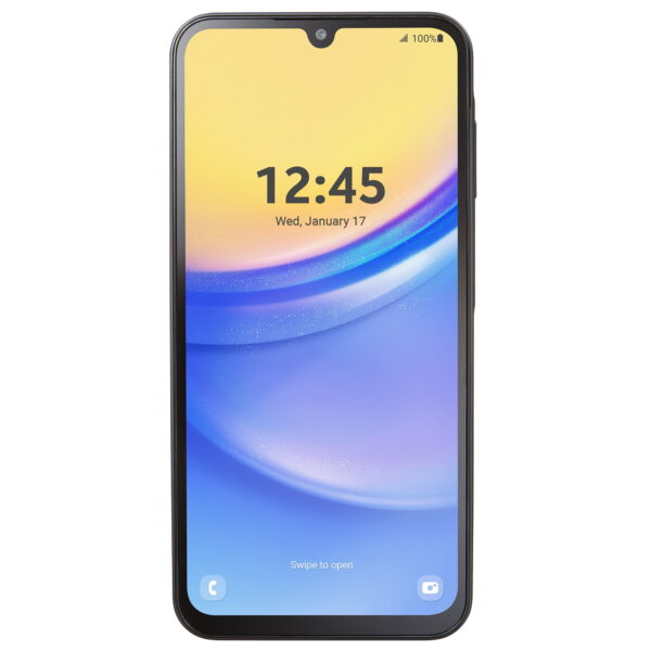 Straight Talk Samsung Galaxy A15, 64GB, 5G, Black - Prepaid Smartphone [Locked to Straight Talk]